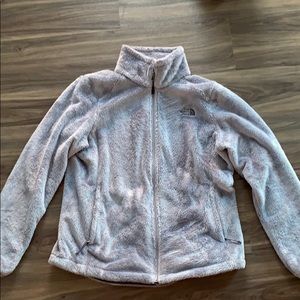North Face zip up sweatshirt